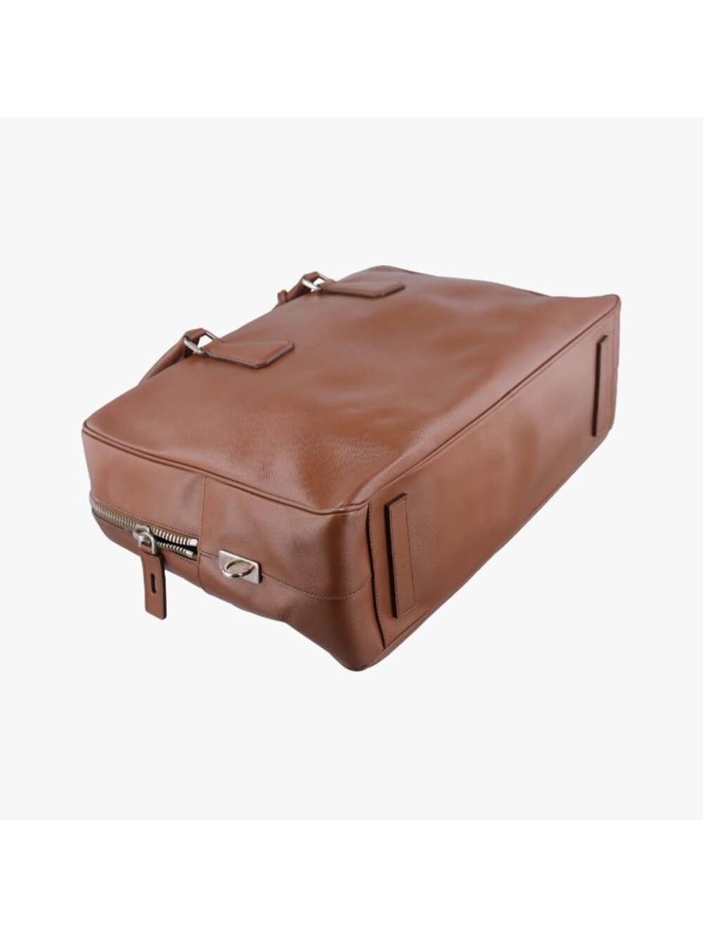 ★SOLD★ Prada Business Briefcase Brown Saffiano Leather - Picture 5 of 15